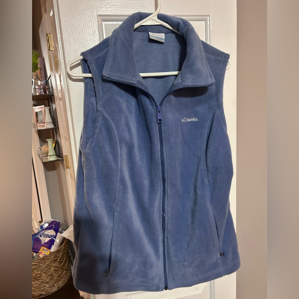 Columbia Women's Blue Fleece Vest